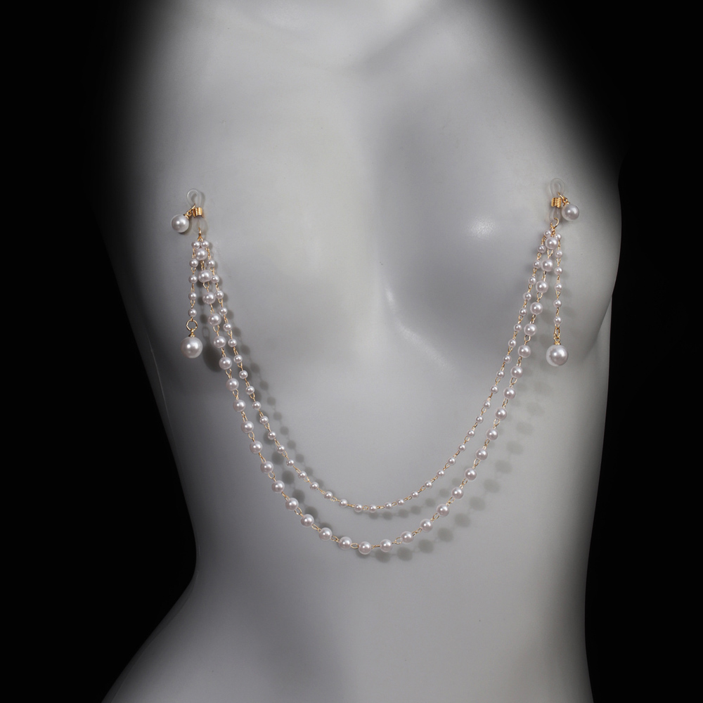 Body Jewelry Retainers - Chaîne de poitrine à pampilles en