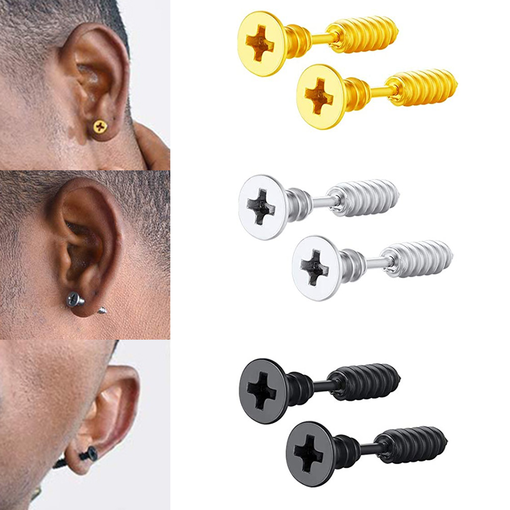 Body Jewelry Surgical Steel - Boucles d'oreilles en acier chirurgical pour