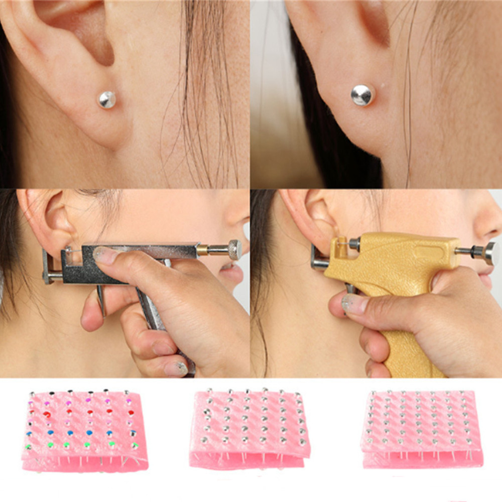 Body Jewelry Surgical Steel - Ensemble de boucles d'oreilles en acier