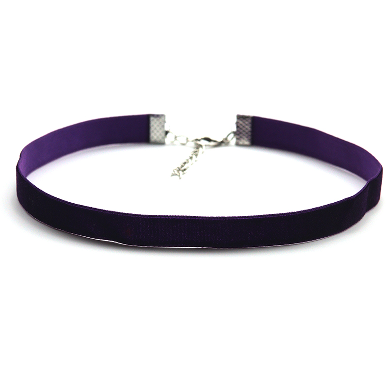 Collier court en velours vinta - Body Jewelry Necklace avis et prix