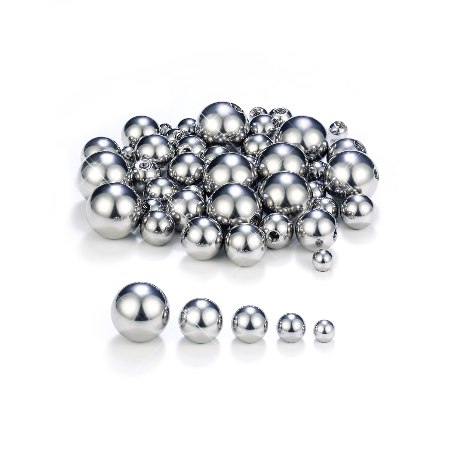 14G 3mm 4mm 5mm 6mm 8mm extéri - Body Jewelry Replacement Ball avis et prix